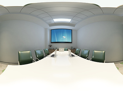 会议室全景模型3d模型3d模型