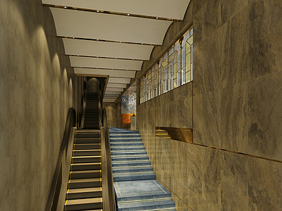 楼梯电梯整体模型