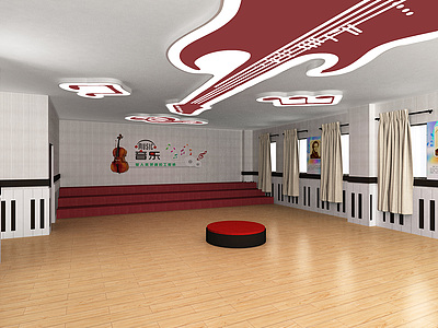 音乐室3d模型