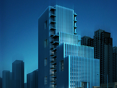 建筑规划鸟瞰透视3D模型3d模型