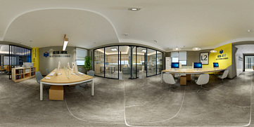 现代办公室全景模型