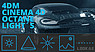 Octane渲染器灯光控制C4D插件 4DM Cinema 4D Octane Lights