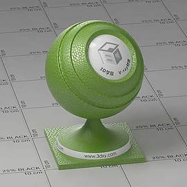 绿色皮革Vary材质球球