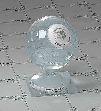 玻璃vray材质球