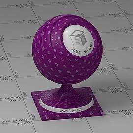暗紫色布Vary材质球球