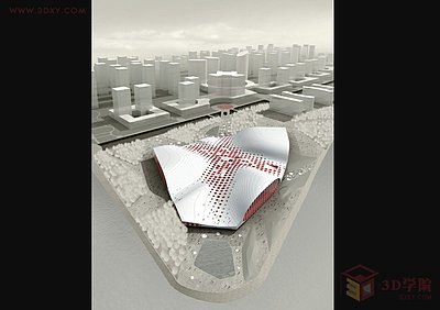 【建模技巧】3DMAX利用Poly制作异形建筑