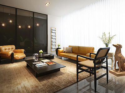 现代休闲沙发椅子饰品3d模型3d模型