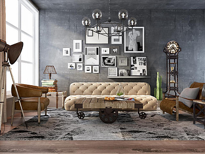 家具组合3d模型