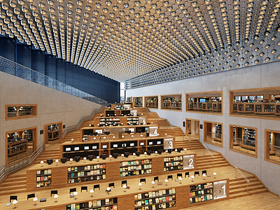 图书馆整体模型