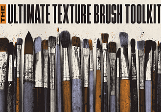 640个PS笔刷素材 True Grit Texture – The Ultimate Texture Brush Toolkit